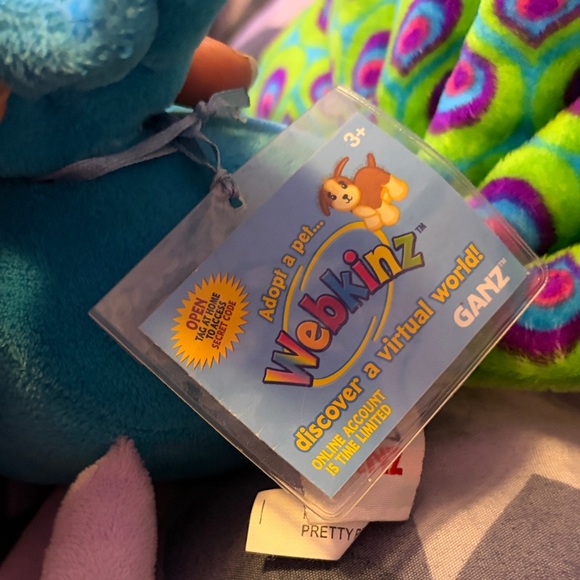 Webkinz Peacock with code - Picture 2 of 3
